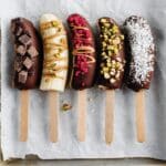 Chocolate Covered Bananas with Delicious Toppings Recipe