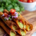 Vegan Taquitos with Homemade Guacamole Recipe
