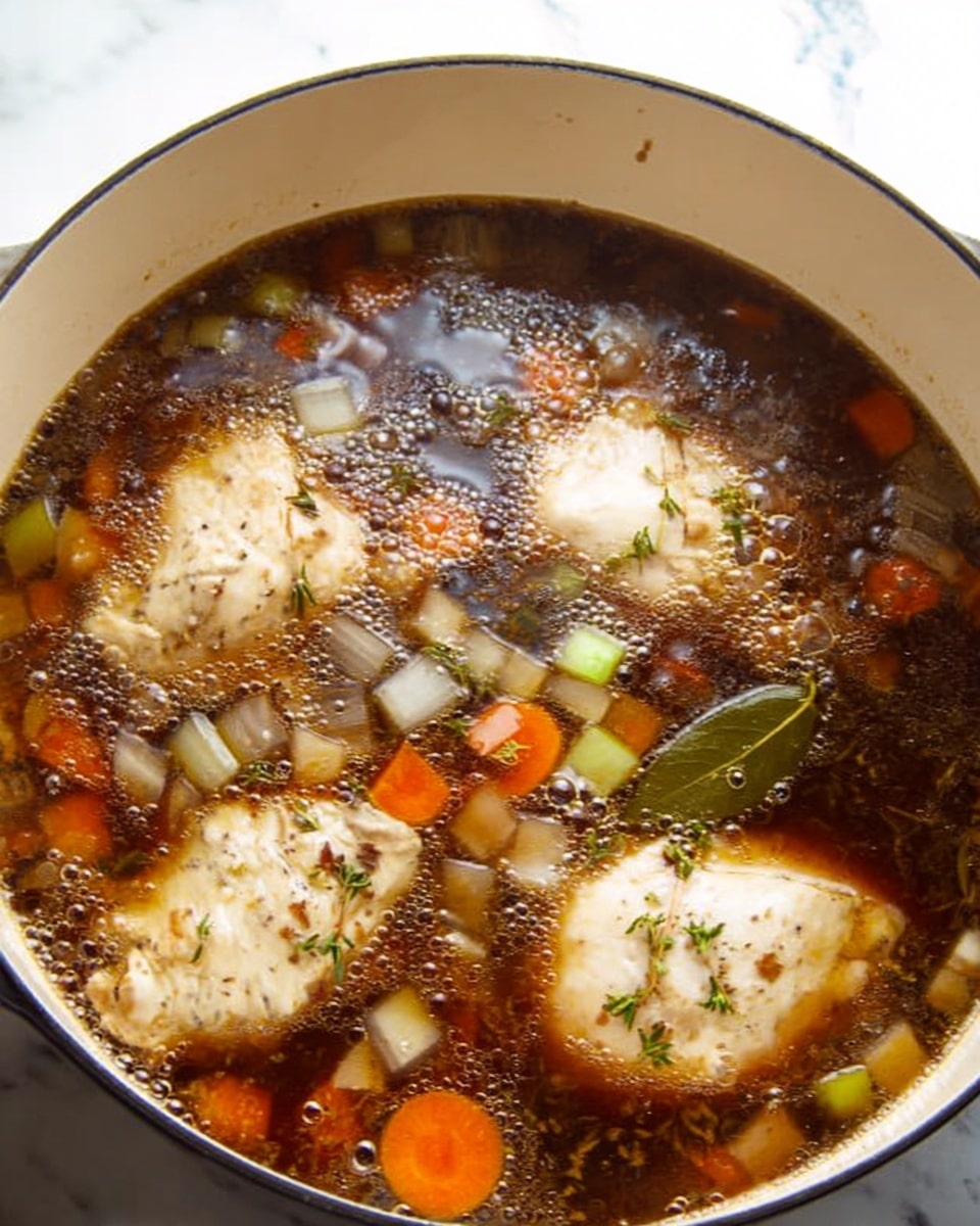 This image shows a close-up of a white cooking pot filled with three layers of cooked vegetables: bright orange carrot slices, light green celery pieces, and lightly browned onion chunks, all mixed together and seasoned with visible dried herbs. The vegetables have a soft texture with some pieces slightly caramelized, giving a warm and hearty look. The background surface showing below the pot is a white marbled texture. photo taken with an iphone --ar 4:5 --v 7