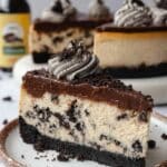 Gluten Free Oreo Cheesecake with Chocolate Ganache and Oreo Buttercream Frosting Recipe