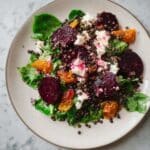 Easy Beetroot Salad with Feta and Rocket Recipe