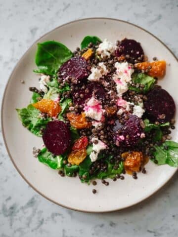 Easy Beetroot Salad with Feta and Rocket Recipe