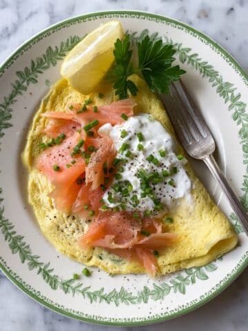 Easy Salmon Omelette Recipe
