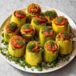 Kabak Dolma - Turkish Stuffed Zucchini Recipe
