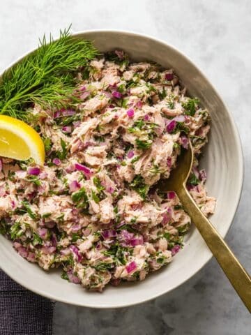 Dairy-Free Tuna Salad with Lemon and Dill Recipe
