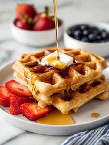 Oat Flour Waffles Recipe