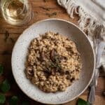 Dried Porcini Risotto with Hazelnuts Recipe