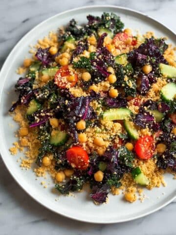 Purple Kale Millet Salad Recipe