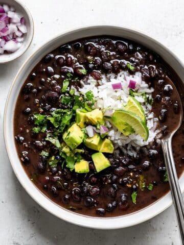 Instant Pot Cuban Black Bean Soup Recipe