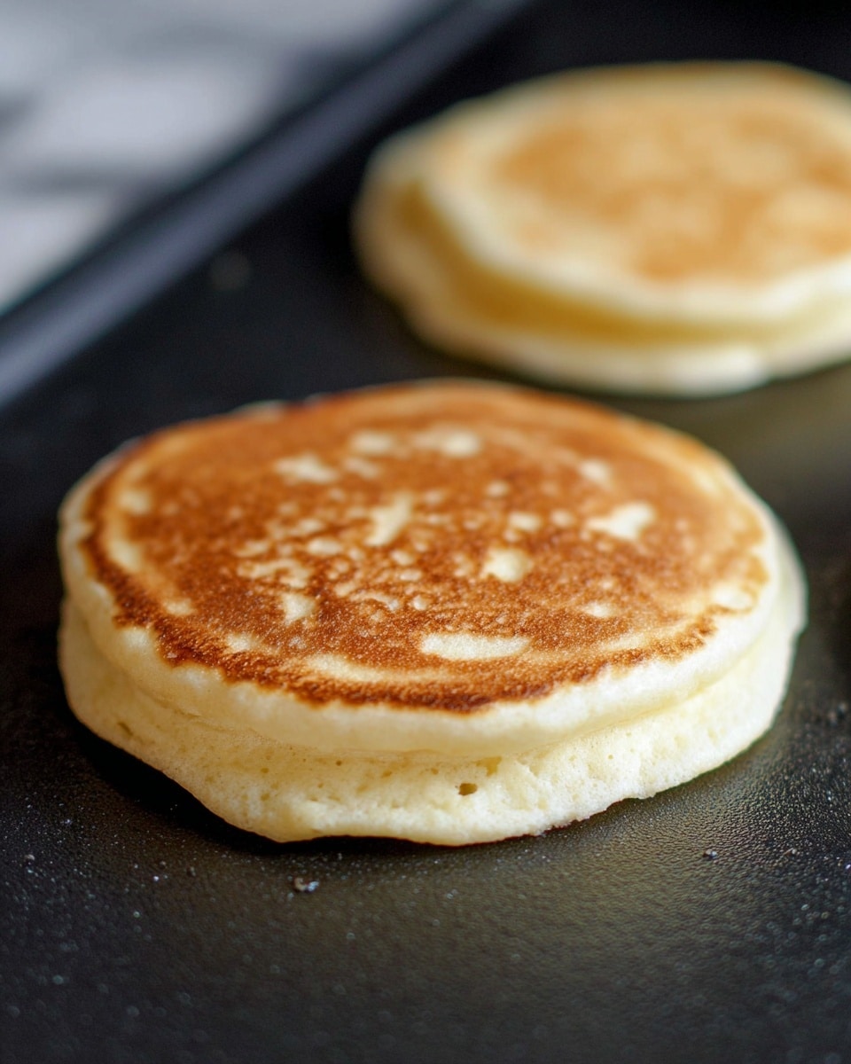 A tall stack of six golden brown pancakes sits on a white plate, each pancake thick and fluffy with soft edges. The top pancake is covered with a swirl of white whipped cream, lightly dusted with a bit of cinnamon, and there is honey or syrup dripping down the sides of the stack, giving a shiny texture. The background is a white marbled texture, and a green and red plaid cloth sits in the foreground. photo taken with an iphone --ar 4:5 --v 7