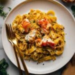 Creamy Tuscan Lobster Pasta Recipe