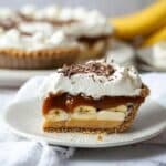Banoffee Pie with Caramel, Bananas, and Whipped Cream Recipe