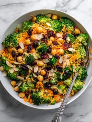 Vegan Curried Broccoli Chickpea Salad Recipe