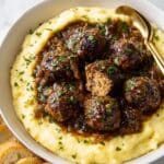 Salisbury Steak Meatballs with Onion Gravy Recipe