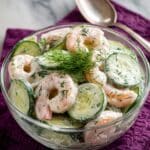 Cucumber Shrimp Salad with Dill and Lemon Recipe