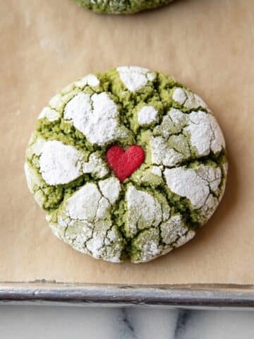 Best Matcha Crinkle Cookies (No Chilling!) Recipe