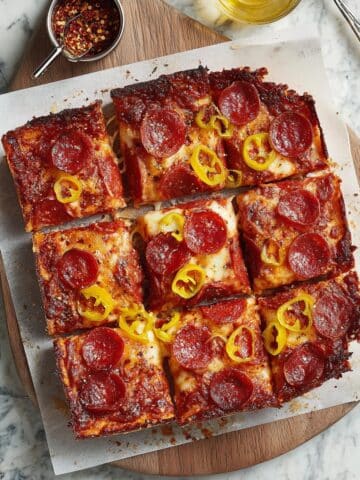 Spicy Pepperoni Pan Pizza Recipe