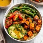 Sweet Potato Grain Bowls with Turmeric Honey Mustard Recipe