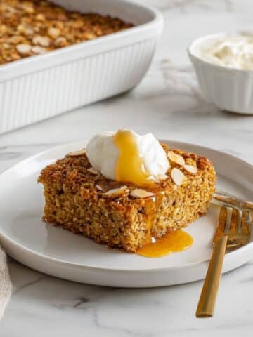 Almond Croissant Baked Oats Recipe