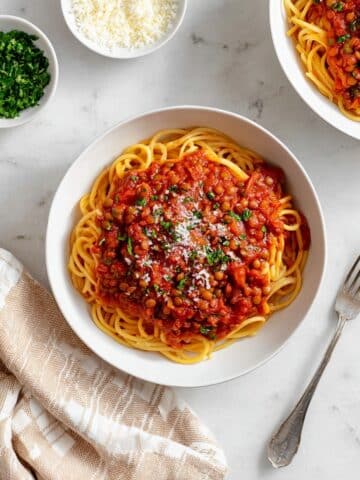 Lentil Bolognese Recipe
