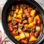 Hearty Slow Cooker Beef Stew with Fennel and Potatoes Recipe