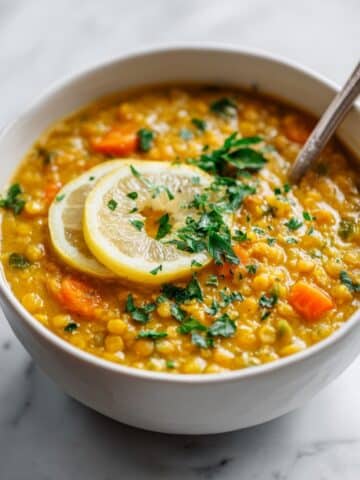 Easy Middle Eastern Red Lentil Soup Recipe