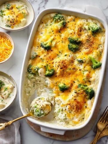 Leftover Turkey Casserole with Cheddar and Broccoli Recipe