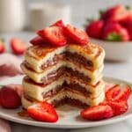 Nutella Stuffed Pancakes Recipe