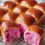 Purple Sweet Potato Soft Sourdough Buns Recipe