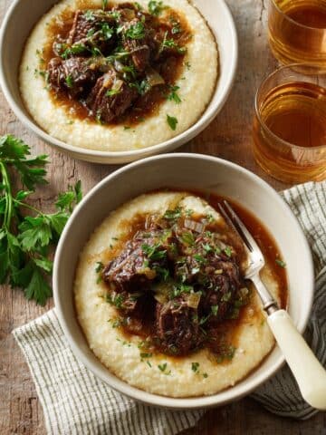 Beef Tips and Gravy over Cauliflower Mash Recipe
