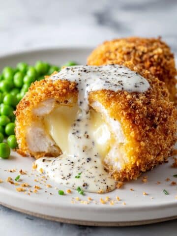 Chicken Cordon Bleu with Lemon Mustard Sauce Recipe
