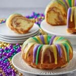 Easy Cinnamon Roll King Cake for Mardi Gras Recipe