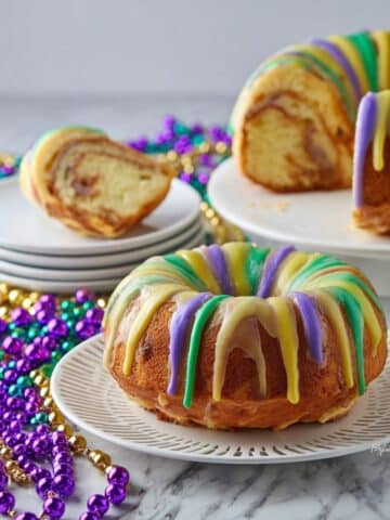 Easy Cinnamon Roll King Cake for Mardi Gras Recipe