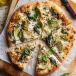 Spinach Artichoke Bagna Cauda Pizza Recipe