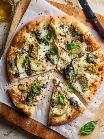 Spinach Artichoke Bagna Cauda Pizza Recipe