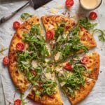 Tricolore Salad Pizza Recipe