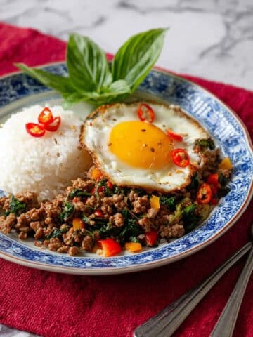 Original Thai Holy Basil Stir Fry with Beef (Pad Kra Pao) Recipe