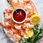 Shrimp Cocktail with Homemade Cocktail Sauce Recipe
