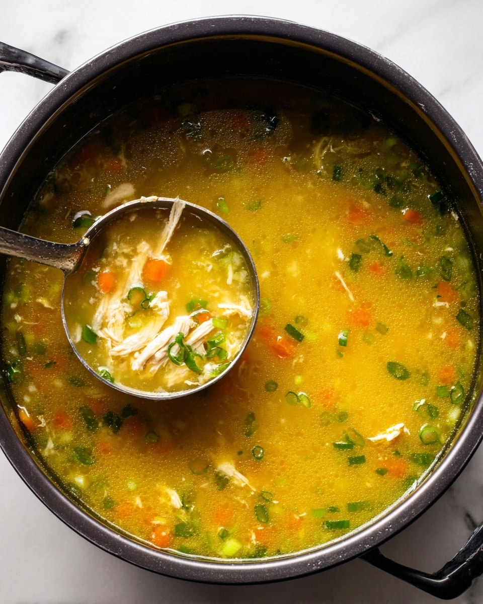 The image shows two side-by-side close-up views inside a black pot on a white marbled surface. On the left, the pot contains a single layer of small, diced vegetables: bright orange carrots, light green celery, and vivid green sliced scallions, spread evenly on the bottom in fresh raw form. On the right, the pot shows a mixed layer of cooked rice and finely chopped vegetables, including softened orange carrots, green celery pieces, and herbs, all stirred together, giving a warm, lightly sautéed appearance with some rice grains separated and some sticking slightly. The overall colors blend to a mix of whitish-yellow from the rice, orange, and various green shades, creating a textured and appetizing dish. Photo taken with an iphone --ar 4:5 --v 7