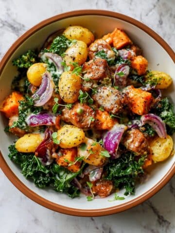 Sheet Pan Butternut Squash and Sausage Gnocchi Recipe