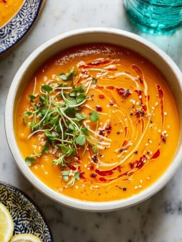 Moroccan Carrot and Lentil Soup Recipe