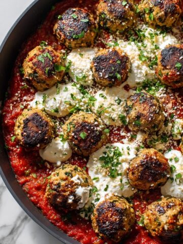 Eggplant Parmesan Meatballs Recipe