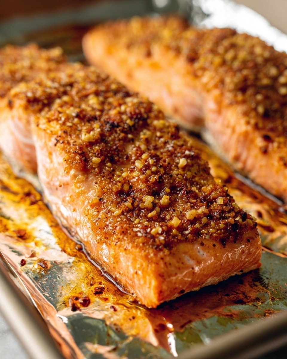 The image shows four pieces of raw salmon with a bright orange color and light white lines running through them. The salmon pieces are square and placed on a sheet of parchment paper inside a metal tray. To the right, there is a white ceramic bowl filled with a green herb sauce, with a small silver spoon resting inside. Above the bowl, there is a small white plate with some coarse black pepper in it. The background is a white marbled surface. photo taken with an iphone --ar 4:5 --v 7