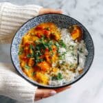 Creamy Instant Pot Cauliflower and Lentil Curry Recipe