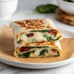 Spinach Feta Egg White Wrap Recipe