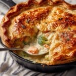 Cheddar Broccoli Chicken Pot Pie Recipe