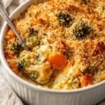 Cheddar Broccoli Cauliflower Gratin Recipe