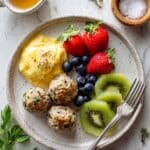 Maple Apple Breakfast Chicken Meatballs Recipe