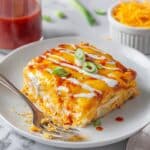 Creamy Buffalo Chicken Casserole (Keto & Whole30) Recipe