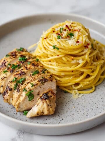 Garlic Butter Chicken Pasta Recipe